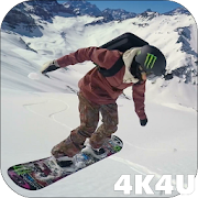 4K Skiing and Snowboarding Video Live Wallpaper  Icon