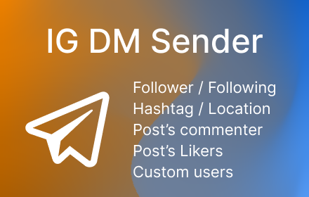 DMfox - IG DM Bot & Bulk Message Sender Preview image 0