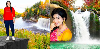 Waterfall Photo Frames Editor Screenshot