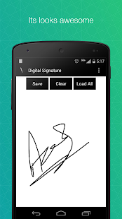 Digital Signature Screenshot