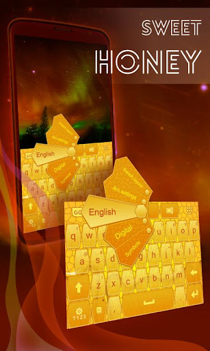 無料个人化Appのスウィートハニーキーボード|HotApp4Game