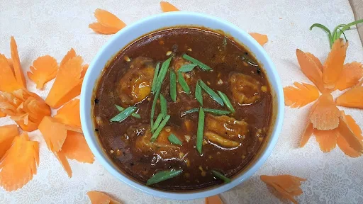 Eggs In Hot Garlic Gravy