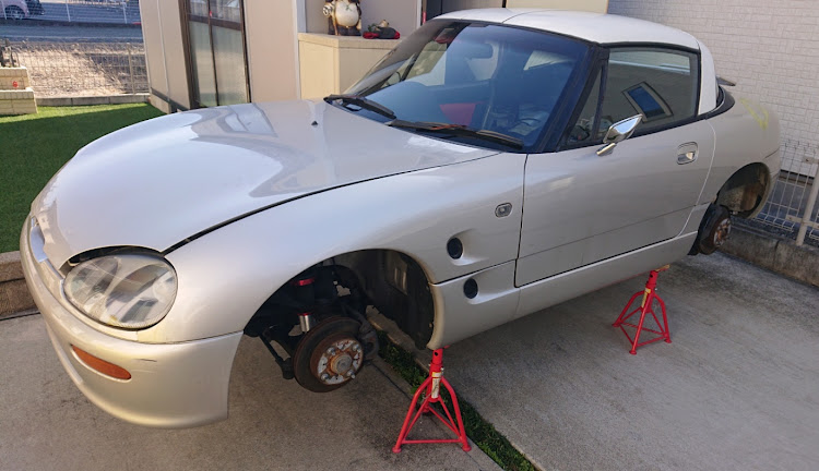 カプチーノのDIY・水抜の加工・1/1プラモデル・プチレストア・爪降り加工に関するカスタム事例の投稿画像2枚目