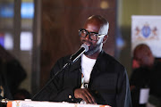 Internationally acclaimed DJ Black Coffee greets fans after arriving at OR Tambo International Airport, in Kempton Park, after winning his first grammy award in Las Vegas.