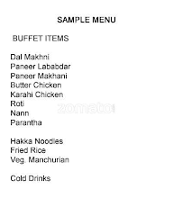 Bazm menu 1