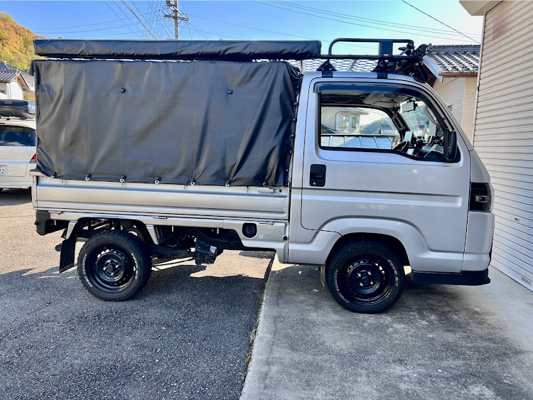 アクティトラックの軽トラ好きと繋がりたい・DIY・作業報告・リアショック交換・落ち着け！に関するカスタム事例の投稿画像4枚目