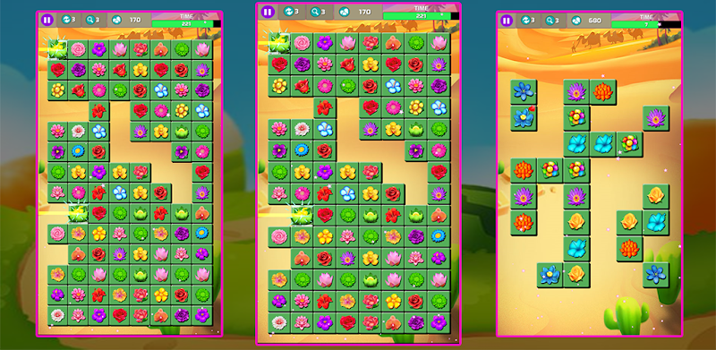 Onet Connect Flowers – Classic Garden Game