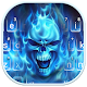 Flaming Ice Skull Keyboard Theme Download on Windows