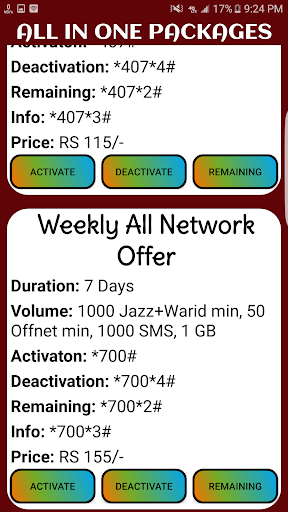 Jazz Warid Packages Call, SMS  Internet 2020