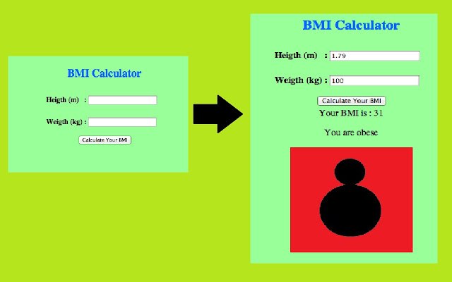 My Simple BMI Calculator chrome extension