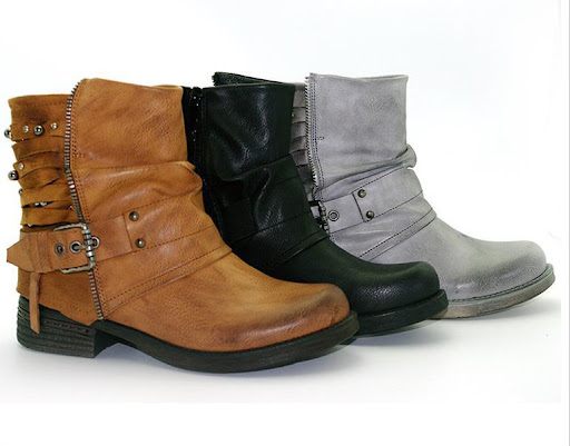 Title 5, Retro Rivet Tassel Martin Boots for Women. Vint...