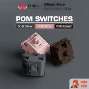 Bộ Switch Akko Cs Pom (Pom Pink / Pom Brown / Pom Silver) - 45 Switch/Hộp