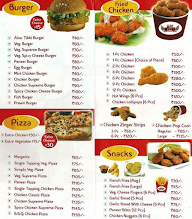 Hot Wings menu 1