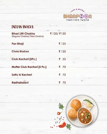 Bharpoor menu 