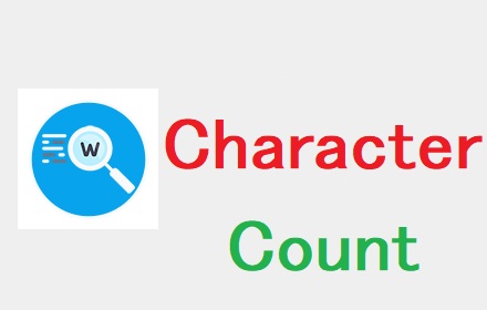 Character Count Tool chrome extension