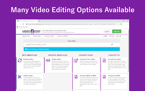 Video2Edit - Video Editor & Video Converter