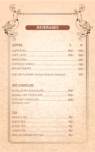 G G Cafe menu 4