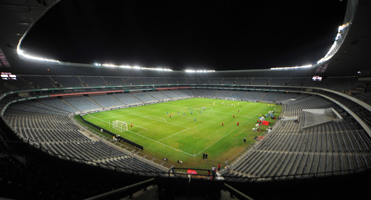 General view of Orlando Stadium prior to an Absa Premiership match between Orlando Pirates and Bidvest Wits at Orlando Stadium on Wednesday April 25 2018.