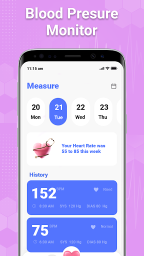 Screenshot Blood Pressure: Heart Monitor