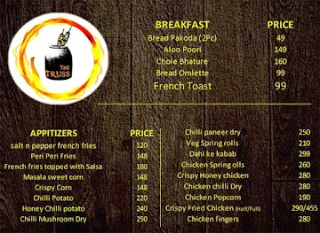 The Truss menu 