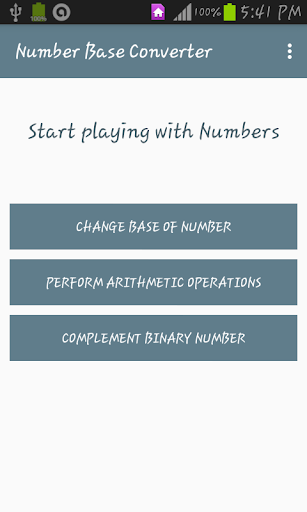 Number Base Converter