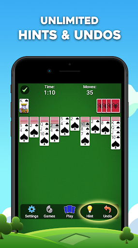 Screenshot Spider Solitaire: Card Games