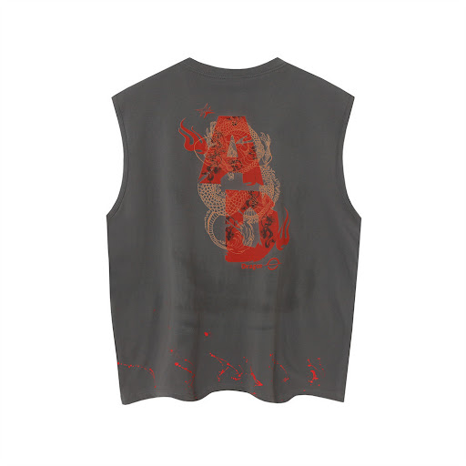 Title 2, Dragon Totem Printed Waistcoat. Elevate your st...
