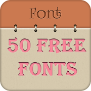 50 Fonts for Samsung Galaxy 1  Icon