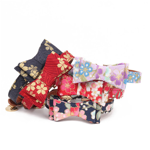 Title 5, Japanese Style Bronzing Pet Collar Stylish Comf...