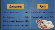 Shawarma Point menu 1