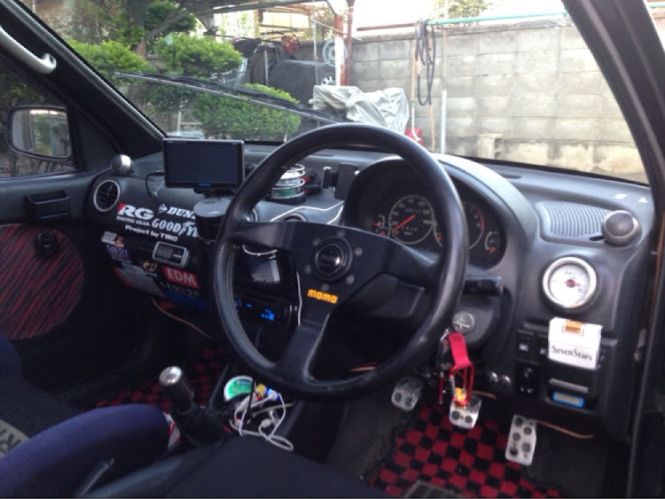 ヴィヴィオのヴィヴィオ・伊那サーキット・爆音マフラー・軽自動車・スーパーチャージャーに関するカスタム事例の投稿画像2枚目