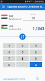 Egyptian pound to Jordanian dinar / EGP 