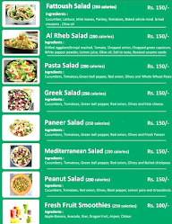 Millennium Foods menu 1