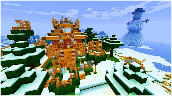 Ice Craft : Winter crafting and building Screenshot