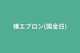 裸エプロン(国金日)