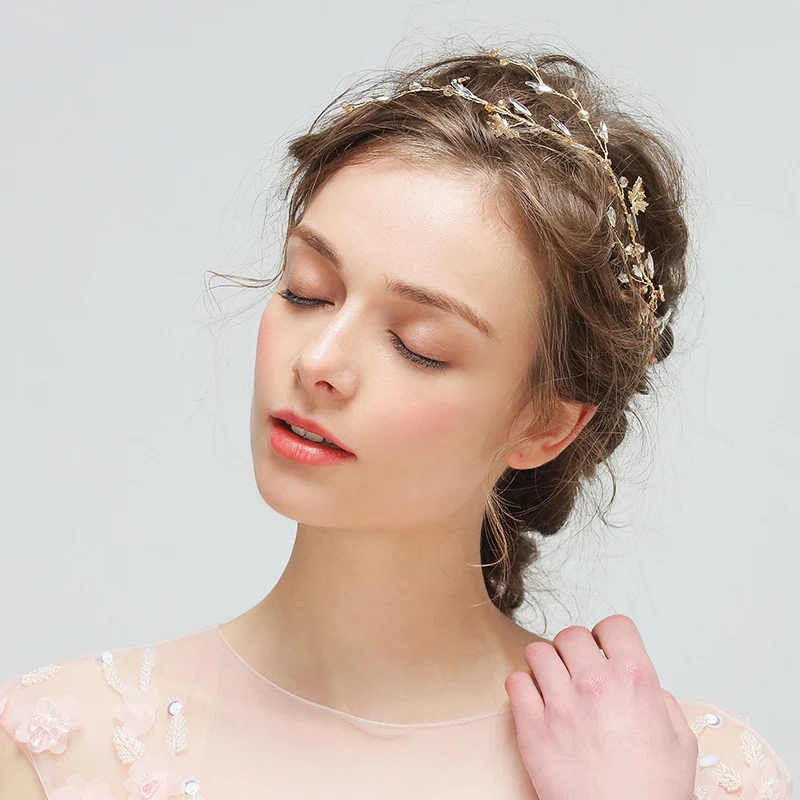 Serre-tête coréen d'été fait à la main Style d'été Accessoire de cheveux pour femme élégant et frais Bandeau pour un look sophistiqué