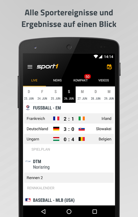 SPORT1: Sport News live - Android Apps on Google Play