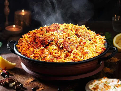 Spicy Chicken Dum Biryani [Boneless, Serves 4]