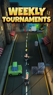 Overspin: Night Run - 3D double runner Screenshot