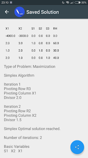 Operations Research LP Solver