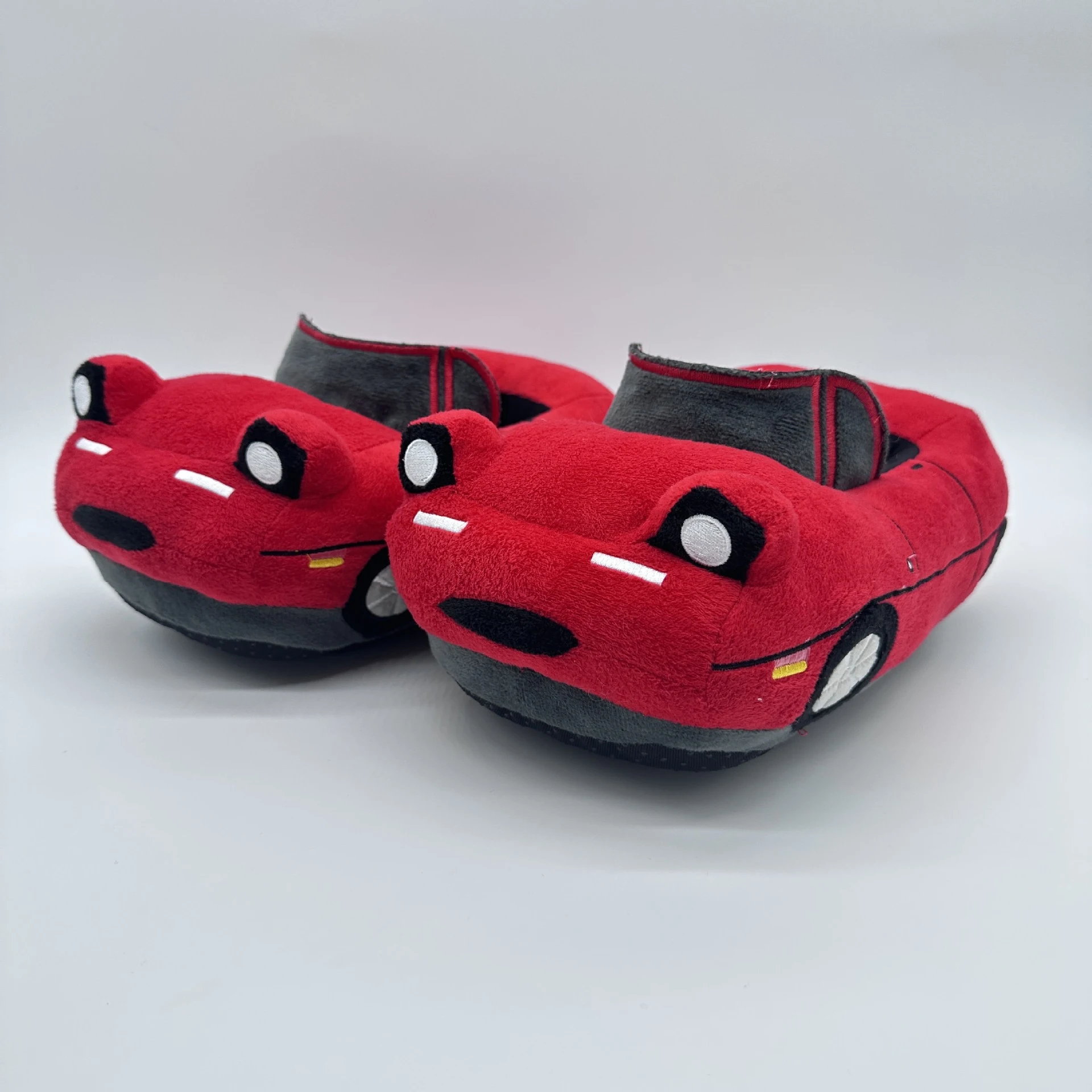 Title 2, Sports Car Plush Slippers for Home