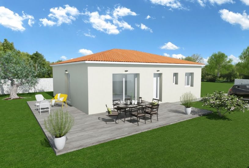  Vente Terrain + Maison - Terrain : 750m² - Maison : 80m² à Bellegarde-en-Forez (42210) 