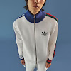 adidas x gucci viscose zip up jacket white