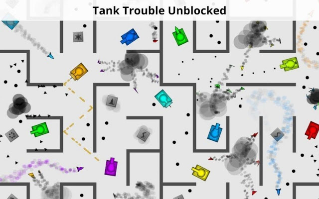 Tank Trouble 2 Gameplay Walkthrough - 3 Player 