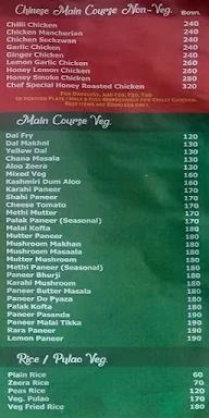 Pappa Ji Dhaba menu 1