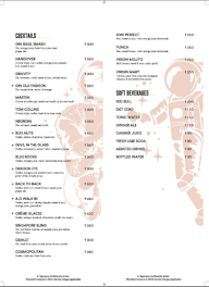 AntiGravity Gastropub menu 1