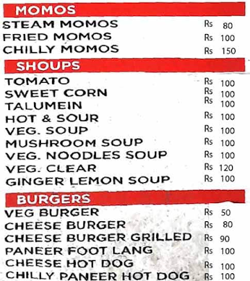 Krishna Fast Food Center menu 