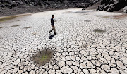 Gamka Dam in the drought-stricken town of Beaufort West on November 8 2017. The town's municipality has warned it cannot meet the basic water needs of residents this weekend.

