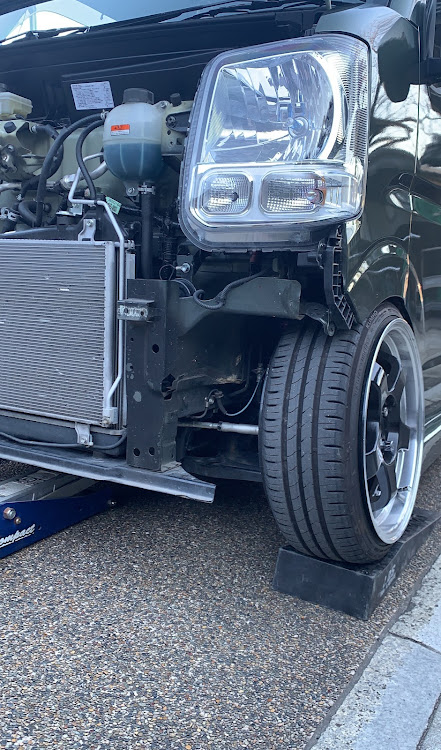 エブリイバンのタイヤワックス・洗車に関するカスタム事例の投稿画像1枚目