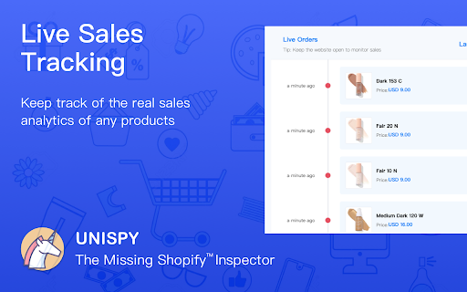 UNISPY: Shopify Inspector Sales Tracking Spy